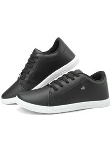 Women Casual Shoes - 黑與白 - 查看 5
