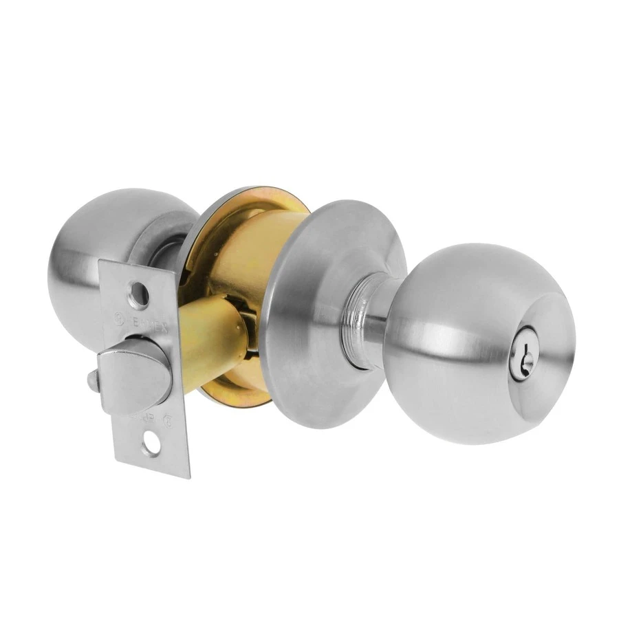 Cerradura tipo esfera cilíndrico entrada cromo basic bal-cm-ep 23562 - Plateado - Ver 1