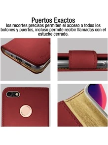 Funda Case Tipo Cartera Premier Diary Para Huawei P8 Lite - Rojo - Ver 4