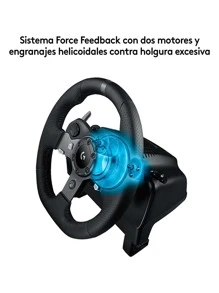 Steering Wheel Compatible With Xbox One  G920 Driving Force - Black - View 2