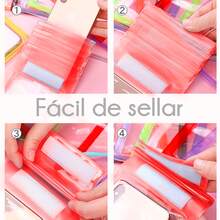 Funda impermeable Bolsa contra agua Anti Fugas para Celular Móvil - Rojo - Ver 3