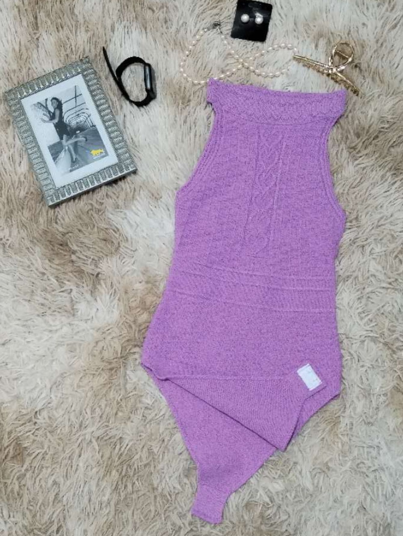 Women Bodysuits - 淡紫色 - 查看 1