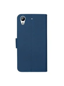 Premier Diary Wallet Case For HTC Desire 626 - 藏蓝色 - 查看 1