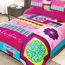 Soft Shearling Reverse Coverlet - Fel roze - Bekijken 2