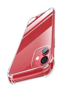 Premium Flexible Silicone Case. Cell Phone Case Compatible With IPhone Reinforced Corners Airbag. (All The Models) - Clear - View 3