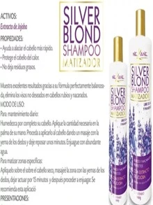 Shampoo Matizador Silver Blond Nekane - Morado - Ver 2