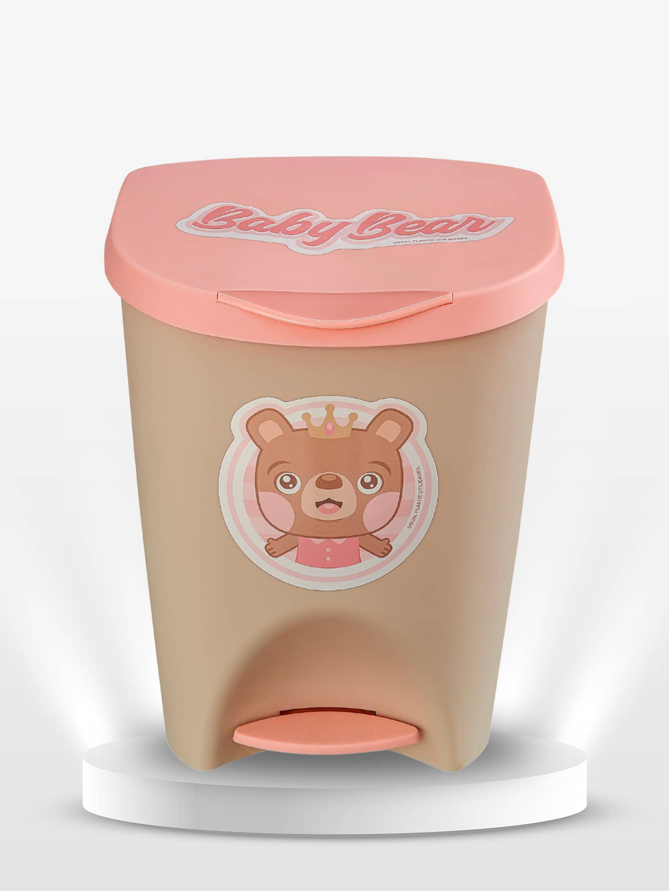 Lixeiras - Rosa chiclete - Visão 1