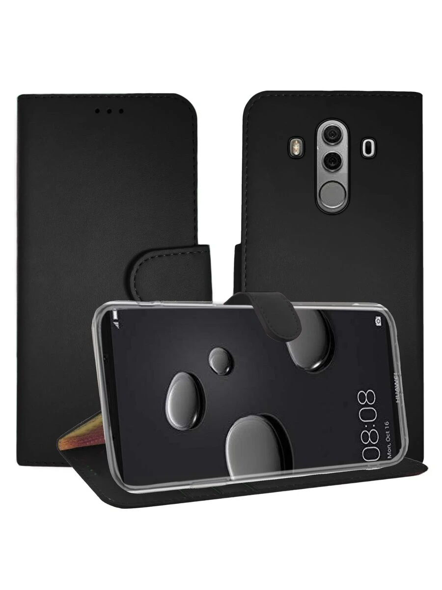 Funda Case Tipo Cartera Premier Diary Para Huawei Mate 10 Pro - Negro - Ver 1