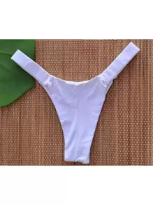 Women Bikini Bottoms - trắng - Xem 2