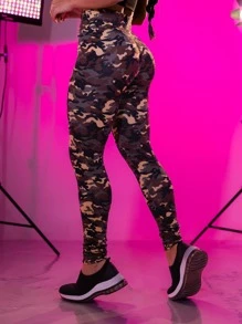 Women Leggings - Verde militar - Ver 2