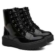 Women Fashion Boots - 黑色 - 查看 1