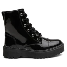 Women Fashion Boots - 黑色 - 查看 4