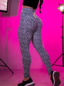 Women Leggings - Black and White - View 2