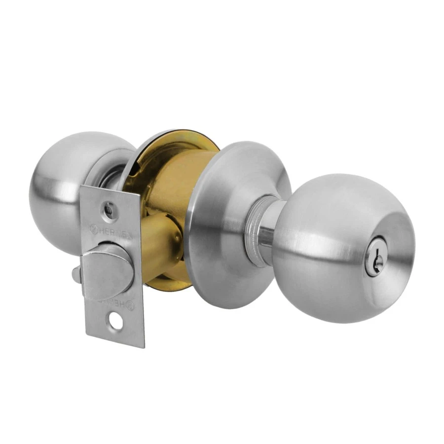 Basic Bal-Cm-Rp 23565 Cylindrical Ball-Type Lock With  Chamber - Silver - View 1