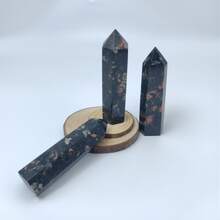 1pc Crystal Stone Decor Loose Powder - Natural Crystal Lotus Jade Pillar - View 3