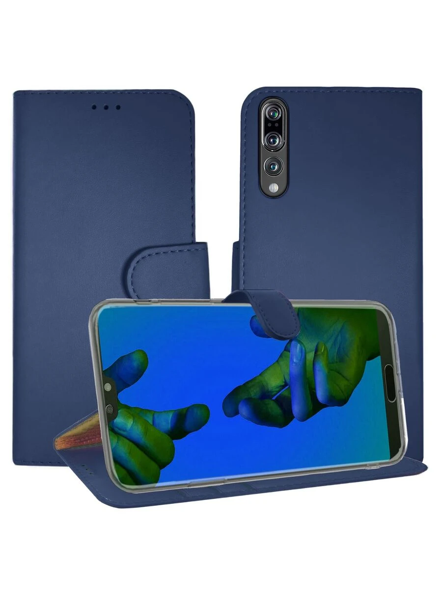 Funda Case Tipo Cartera Premier Diary Para Huawei P20 Pro - Azul Marino - Ver 1