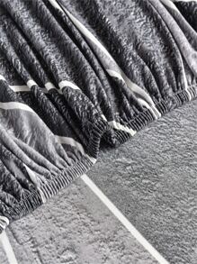 In Tơ sữa Bọc ghế sofa 1 Miếng + 42*42cm Vỏ gối 1 Miếng - Xám - Xem 5