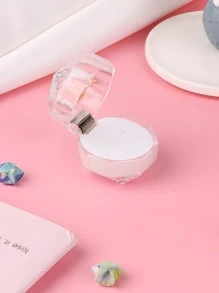 1入組復古亞克力透明戒指盒 - 白色 - 查看 5