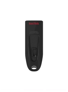 SanDisk Ultra USB 3.0閃存盤CZ48 USB閃存盤16GB 32GB 64GB 128GB 256GB，最高可達100MB/S，黑色隨身碟 - 黑色 - 查看 4
