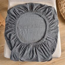 1pc Waterproof Chair Covers For Dining Room, Dining Chair Cover Protectors Stretch Kitchen Parson Slipcovers(Leaves,Dark Grey) - Dark Grey - View 5