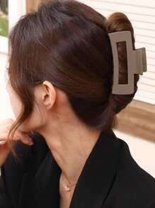 2pcs Rectangle Design Hair Claw - Multicolor - View 5