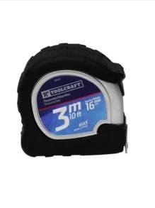 Flexometro 3 metros en centimetro pulgada y fracciones - Negro - Ver 2