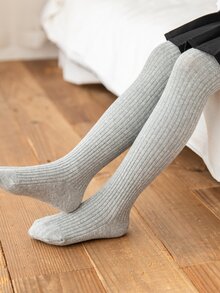 1條女童四季灰色打底褲 - 灰色 - 查看 2