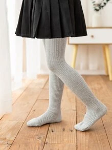 1條女童四季灰色打底褲 - 灰色 - 查看 1