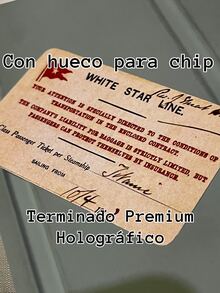 Skins, Stickers, Prints, Stickers, Decals For Titan Premium Glossy, Matte And Holographic Ticket Cards. - White - View 1