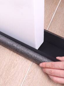 1入組93CM自黏式門下裝密封條適用於隔音,防偷,防風,防水 - 黑色 - 查看 1