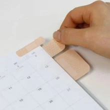 1 Miếng Dễ thương Ghi chú dính Loạt Pad ghi nhớ Hình dán Giấy ghi chú ( 60 ) 12.5*8cm / 4.92*3.14inch - Màu vàng - Xem 3