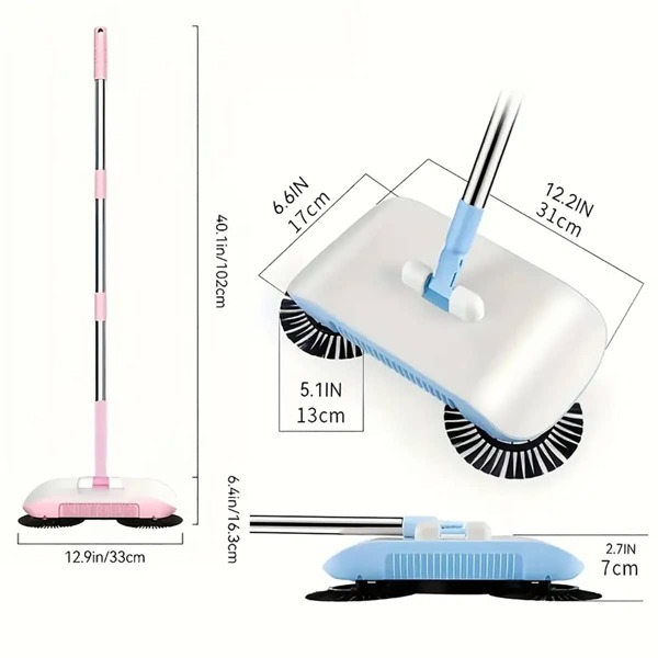 Automatic Floor Cleaning Robot With Broom And Dustpan, Perfect Gift For