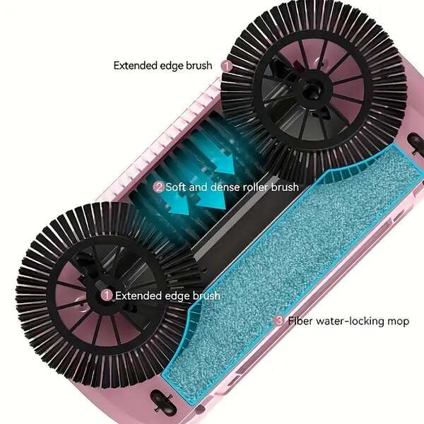 Automatic Floor Cleaning Robot With Broom And Dustpan, Perfect Gift For