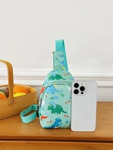 Pechera mini dibujos animados lindo patrón dulce - Verde - Ver 4