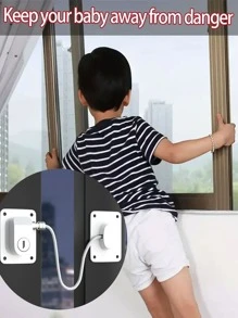 1 set Cerradura sin perforación - Multicolor - Ver 2