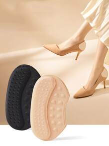 2入組腳跟墊防滑,磨損抵抗腳貼布 - 黑色 - 查看 1