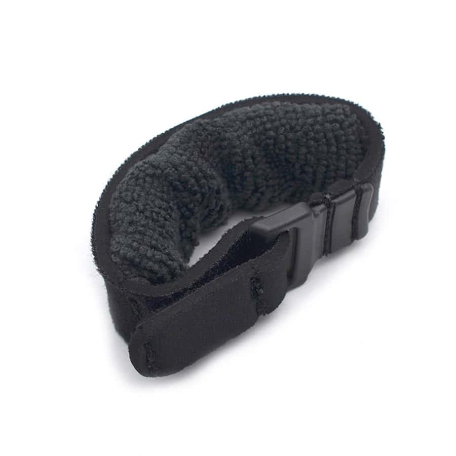 Amishop 吉他靜音噪音吉他光束織帶細繩包裹聲學吉他低音尤克里裡 - 黑色 - 查看 1