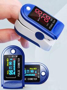 Oxímetro De Dedo Pulso Medidor De Oxigeno Hogar Hospital - Azul - Ver 2