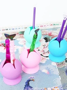 1 Miếng Màu sắc tùy ý Công cụ vẽ sơn kim cương 5D DIY Kim cương Thêu Phụ kiện DIY Lưu trữ Thiết bị Lãng phí Kim cương Thùng rác Kim cương Thêu Ngăn đựng bút - Nhiều màu - Xem 2