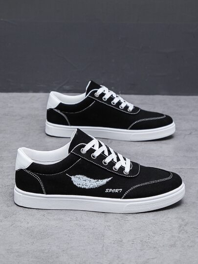 Men's Fashion Casual Comfortable Sneakers, Lightweight Low-Top Athletic Shoes For Students