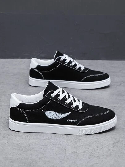 Men's Fashion Casual Comfortable Sneakers, Lightweight Low-Top Athletic Shoes For Students