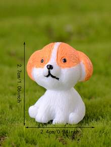 3入組/套微型創意狗狗形狀山水裝飾用品,DIY狗狗裝飾用品配件 - 彩色 - 查看 3