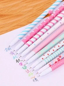 10 cái Mẫu hỗn hợp Bút bi - Nhiều màu - Xem 2