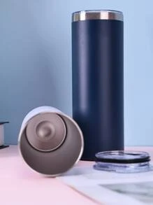 1入組550毫升隔熱雙壁不銹鋼真空直杯帶噴漆塗層，玫瑰紅 - 玫紅色 - 查看 4