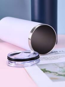 1入組550毫升隔熱雙壁不銹鋼真空直杯帶噴漆塗層，玫瑰紅 - 玫紅色 - 查看 5