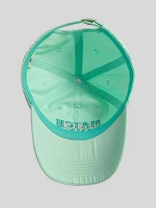 1入組仿舊撞色棒球帽帶刺繡細節和防曬,合適適用於任何季節 - 綠色 - 查看 3