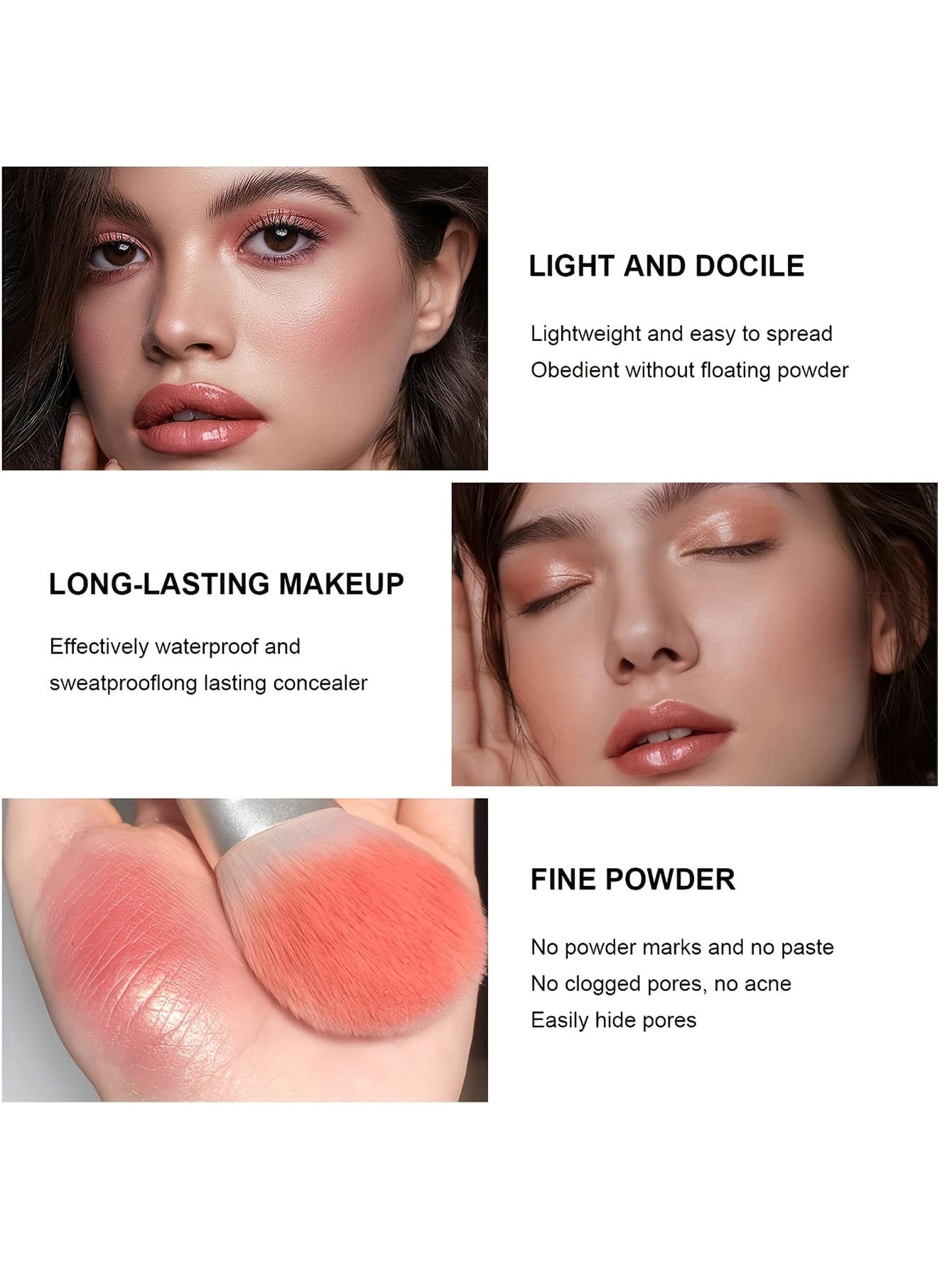 12 لون مكياج اخفاء العيوب & احمر الخدود كريم لوحة...