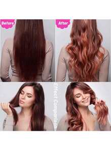 发卷，6 件卷发器，大号卷发器，适合长发、中发、短发、浓密、细发、刘海，自握式无热卷发器，发卷套装，发卷，无热卷发，卷发器，理发店美发产品及配件，美容旅行必备品，返校，旅行度假必备品，女士发饰 - 黑色 - 查看 8