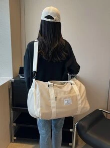 女士旅行包 必备健身包，具有干湿分离功能，大容量手提单肩包，适合休闲剪裁、旅行和住院 假日行李包 周末包 旅行箱过夜包 行李袋 行李袋 随身携带包 大学包 行李袋 周末包 医院包 冬季学校包 学校配件 学校用品 - 卡其色 - 查看 2