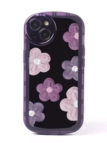 Floral Pattern Phone Case - Multicolor - View 1